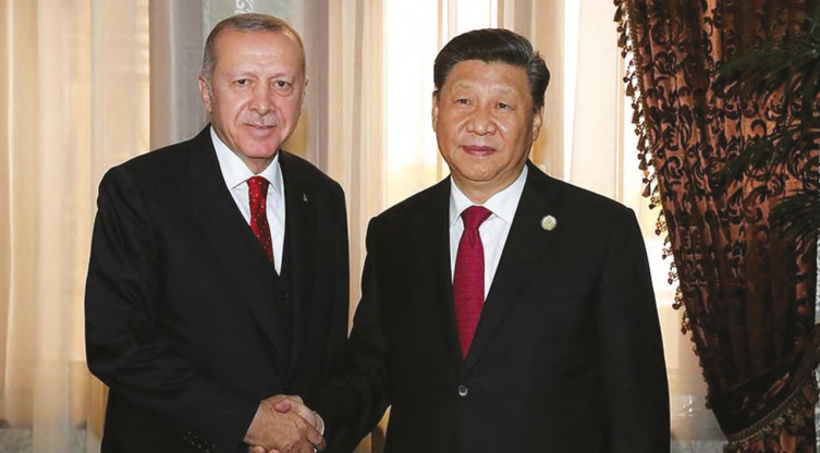 Cumhurbaşkanı Erdoğan ve Çin Devlet Başkanı Şi Cinping.